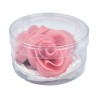 Pink Roses Set of 3 - 6cm