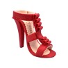 Red High Heel Sandals Jimmy Choo Type