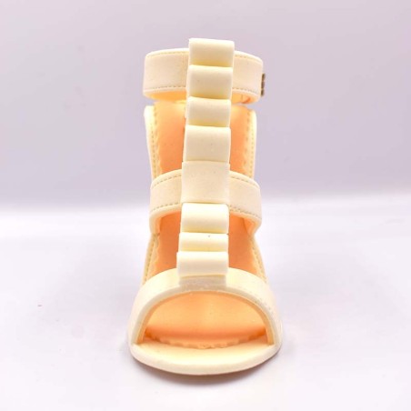 White High Heel Sandals Jimmy Choo Type