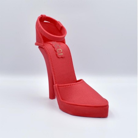 Red Peep Toe High Heel Gucci type