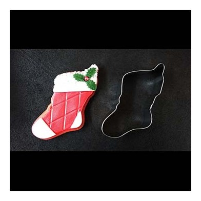 Μεταλλικό Κουπάτ Μπισκότου Χριστουγεννιάτικη Κάλτσα