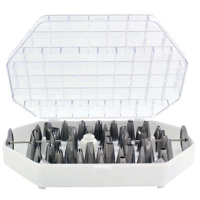 Large Master PME Nozzle Set of 55 pieces with carry box