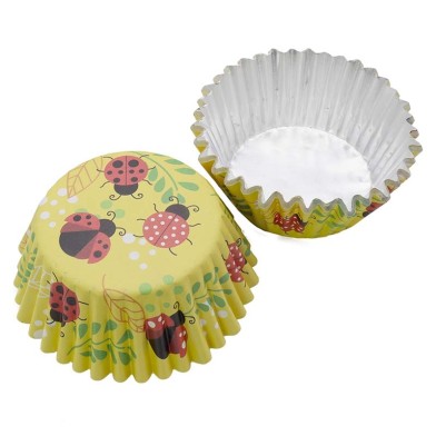 Ladybirds Cupcake Cases Foil Lined 30pcs by PME