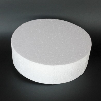 Styrofoam for Dummy cakes - Round Ø18xY10cm