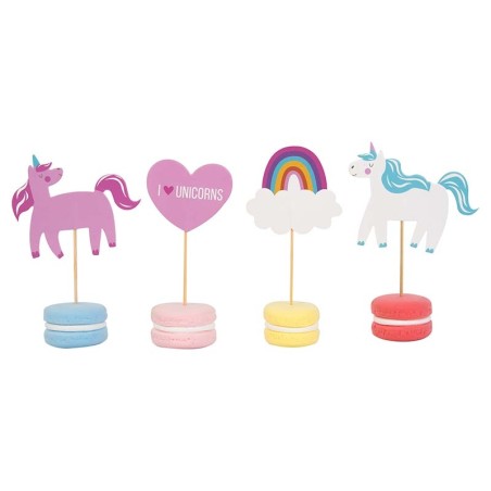 I Love Unicorns Cupcake and Toppers Set by PME 24pcs