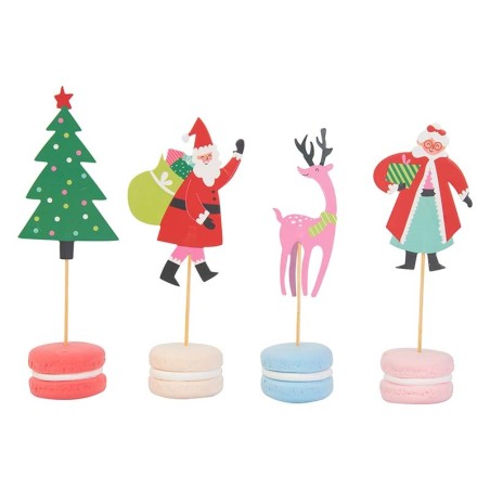 Santas Workshop Cupcake Set - 24 Cases and Toppers