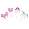 I Love Unicorns Cupcake and Toppers Set by PME 24pcs