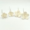 Small White Flowers 2,5-3,5cm Hand Made Edible Flower Decoration 5pcs