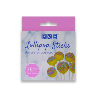 9.5cm Lollipop Sticks (3.7") Pack Of 75