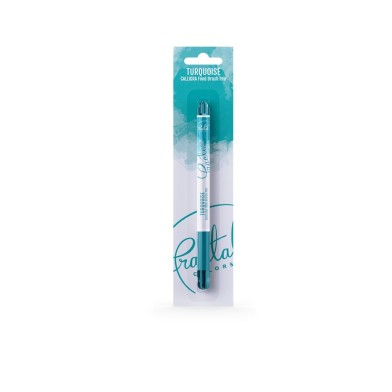 Turquoise Calligra Food Brush Pen