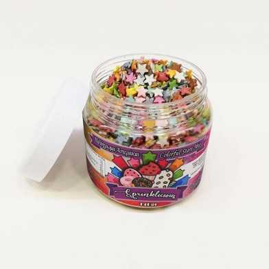 Sprinklicious Mix Πολύχρωμα Αστεράκια 140γρ. 9χιλ. E171 Free