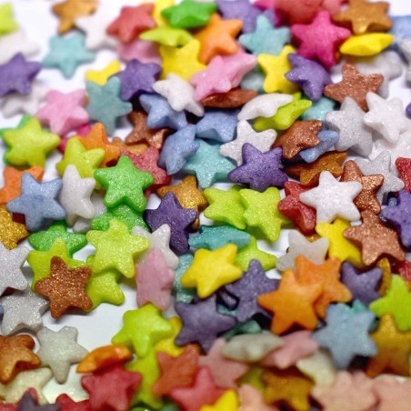 Sprinklicious Colorful Stars Mix 9mm 140g E171 Free