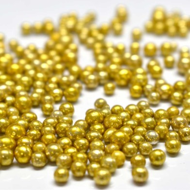 Metallic Gold Pearls 10mm 1kg Pearlicious