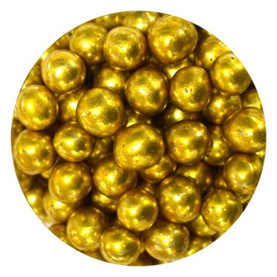 Metallic Gold Pearls 10mm 1kg Pearlicious