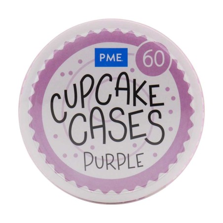 Ανοιχτό Μωβ θήκες για Cupcakes της PME 60τεμ.