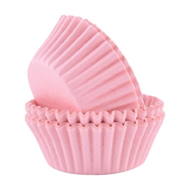 Ανοιχτό Ροζ θήκες για Cupcakes της PME 60τεμ.