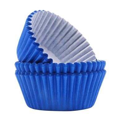 Μπλε θήκες για Cupcakes της PME 60τεμ.