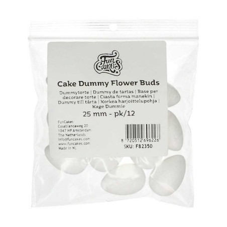 Dummy Flower Buds 25mm Pk/12 by Funcakes