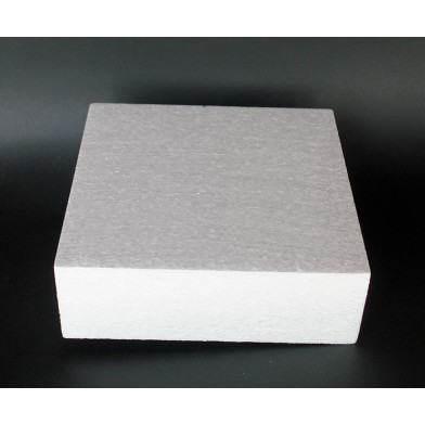 Styrofoam for Dummy cakes - Square 12x12xY10cm