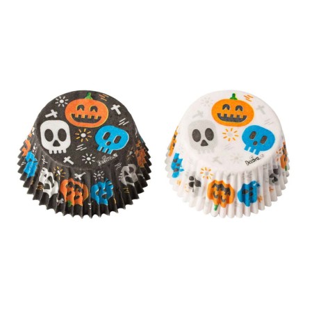 Skull Baking Cups by Decora Dim. D50 x H32mm 36pcs