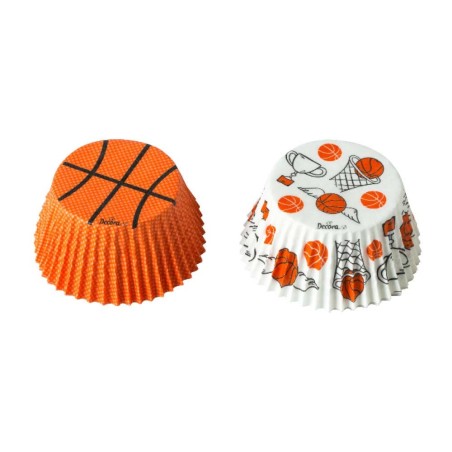 Basketball Champions Cupcake - Baking Cases 36 pcs, D 50 x h32 mm