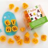 Kit 36 Alphabet & Number Cookie Cutters by Decora Dim. Η2cm x D1,6cm