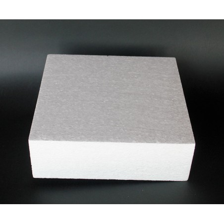Styrofoam for Dummy cakes - Square 15x15xY10cm