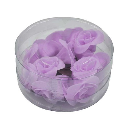 Lilac Roses Set of 15 - 3cm