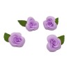 Lilac Roses Set of 15 - 3cm
