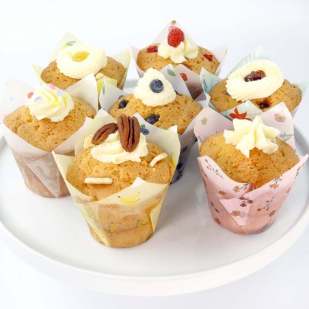 Mύρτιλλα - Θήκες για Cupcakes/Muffins Τουλίπα της PME 24τεμ.