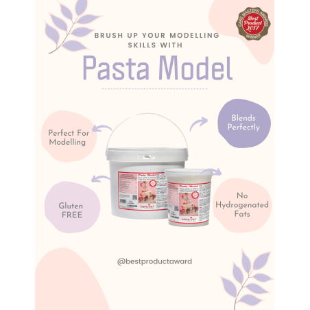 White Modeling Paste By Saracino 250g.