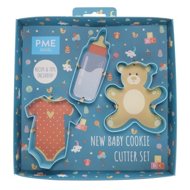 New Baby Cookie Cutter Set of 3 by PME