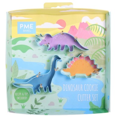 Dinosaur Cookie Cutter Set of 3 by PME