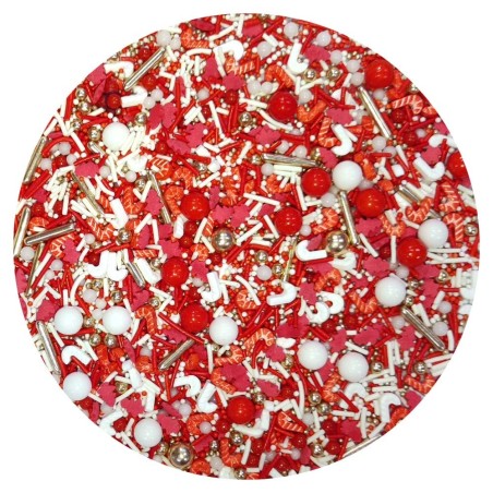 Santa's Suit Sprinkle Mix 180g Sprinklicious