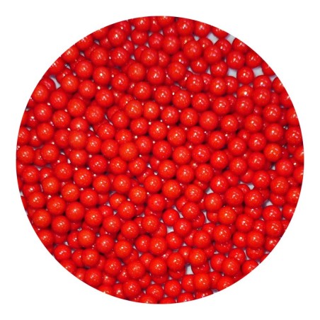 Red Pearls 7mm Pearlicious 170g E171 Free