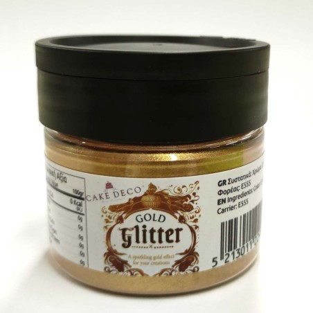 Gold Glitter 10g E171 Free by Coloricious