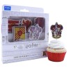 Gryffindor House Cupcake and Treat Toppers Set of 25pcs by PME