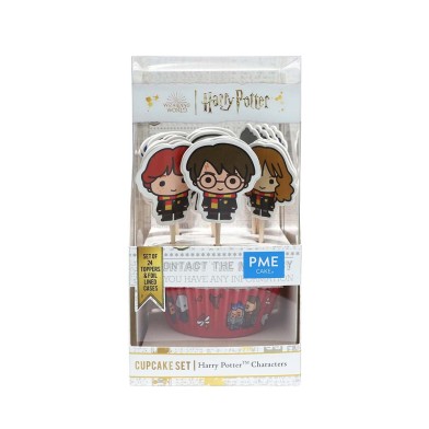 Harry Potter Cupcake Cases and Toppers Set 24pcs by PME