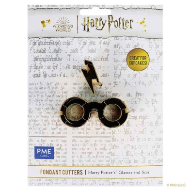 Harry Potter's Glasses and Scar Cutters - Small Set of 2 for cupcakes by PME