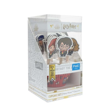 Harry Potter Cupcake Cases and Toppers Set 24pcs by PME
