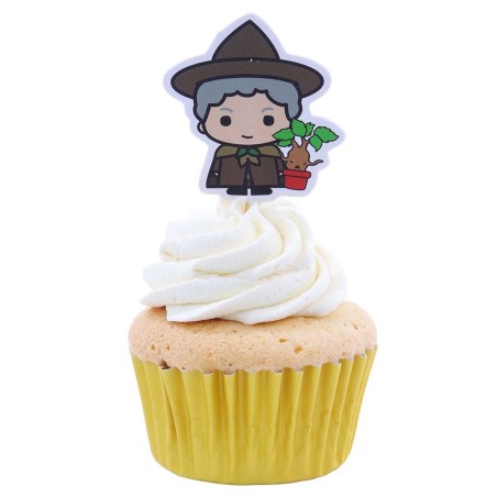 Harry Potter themed Edible Cupcake Toppers - Itty Bitty Cake Toppers