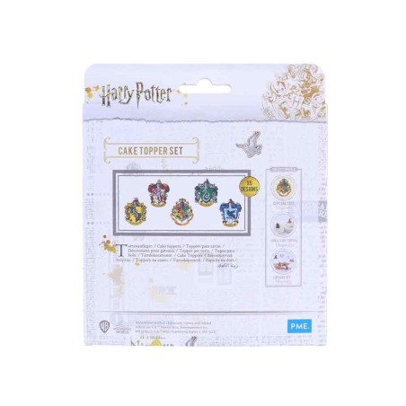 Hogwarts Crests Cupcake and Treat Toppers Set of 15 by PME