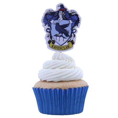 Εμβλήματα των οίκων του Hogwarts Σετ 15 Cupcake toppers με τα από την PME