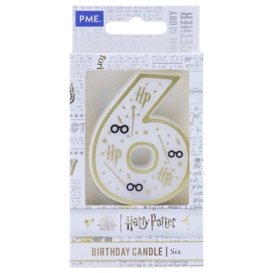 Number 6 Harry Potter Candle by PME