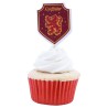 Gryffindor House Cupcake and Treat Toppers Set of 25pcs by PME