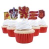 Gryffindor House Cupcake and Treat Toppers Set of 25pcs by PME