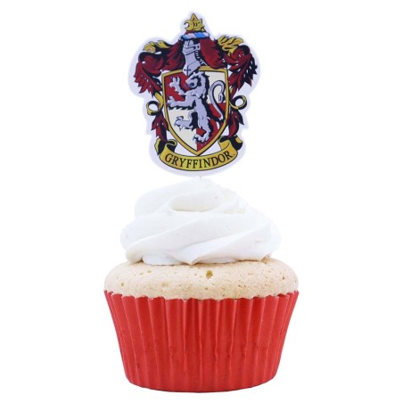 Gryffindor House Cupcake and Treat Toppers Set of 25pcs by PME