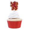 Gryffindor House Cupcake and Treat Toppers Set of 25pcs by PME