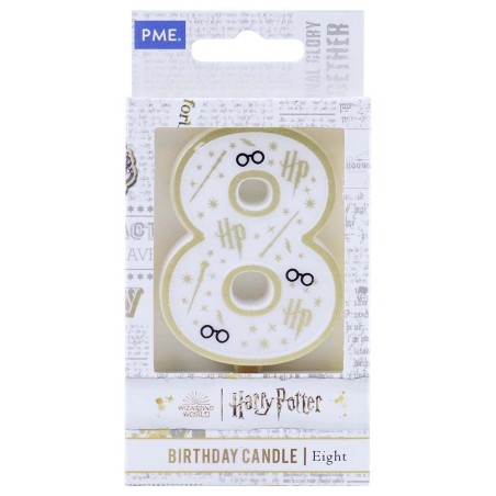 Number 8 Harry Potter Candle by PME