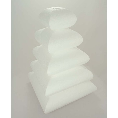 Styrofoam for Dummy cakes - Pillow shape - W20cm x H10cm